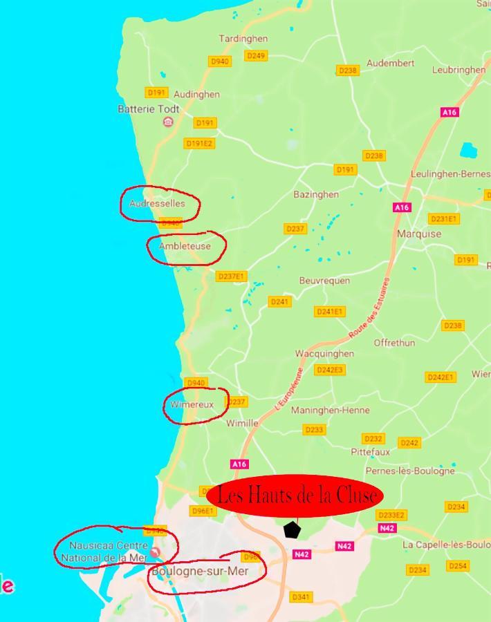Les Hauts De La Cluse Wimille Eksteriør bilde
